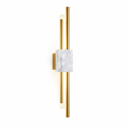 Minimalist Marble LED Wall Sconce Horizontal Linear Bar