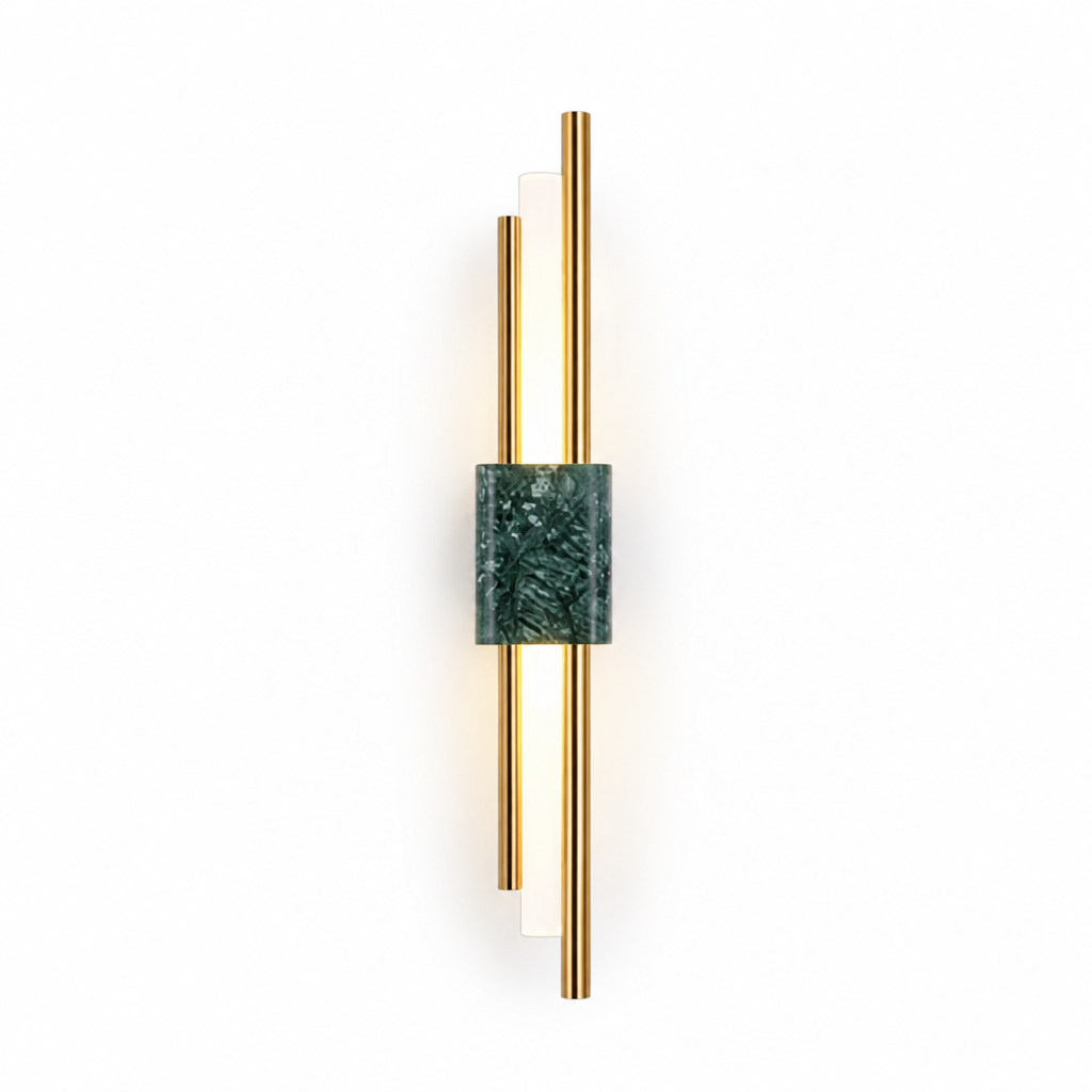 
Minimalist Marble LED Wall Sconce Horizontal Linear Bar