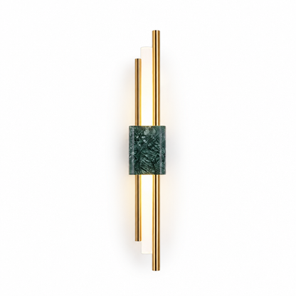 Minimalist Marble LED Wall Sconce Horizontal Linear Bar