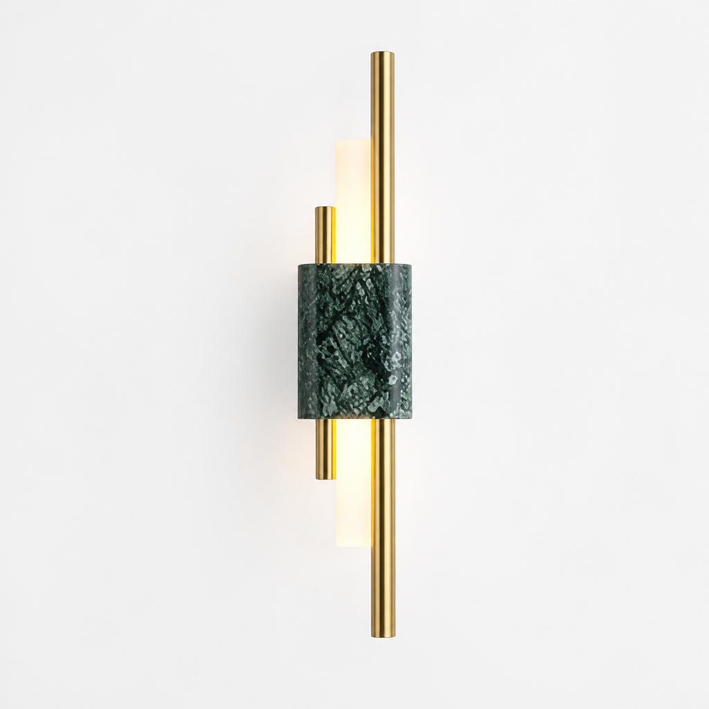 
Minimalist Marble LED Wall Sconce Horizontal Linear Bar