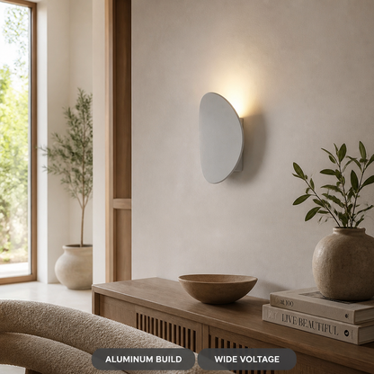 Modern Aluminum LED Wall Sconce Slim Linear Warm White