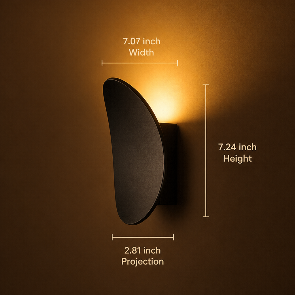 
Modern Aluminum LED Wall Sconce Slim Linear Warm White