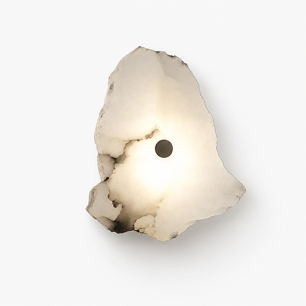 
Modern Marble Wall Sconce LED Sphere Cluster One to Nine Marble