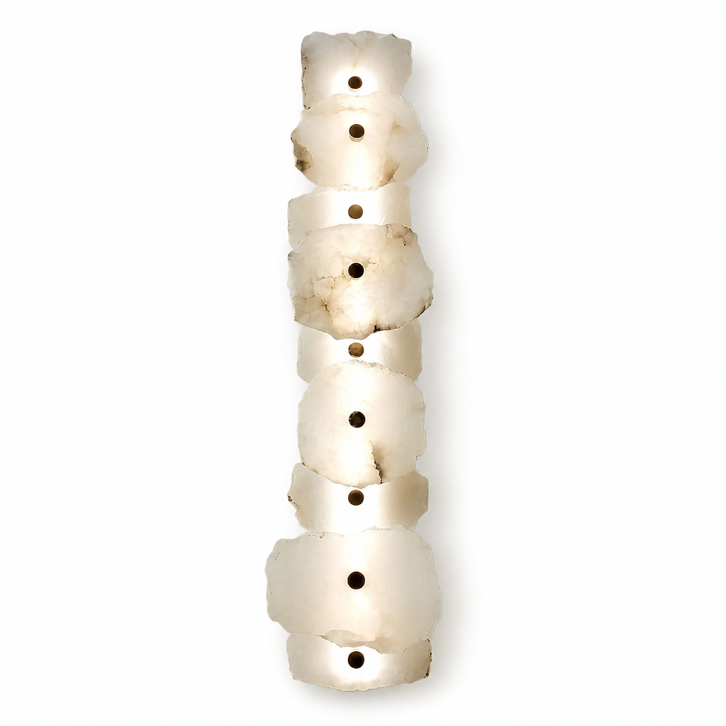 
Modern Marble Wall Sconce LED Sphere Cluster One to Nine Marble