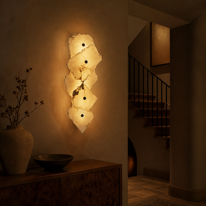 Modern Marble Wall Sconce LED Sphere Cluster One to Nine Marble