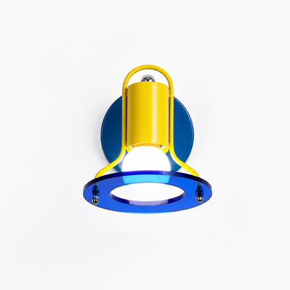 Retro Acrylic LED Color-Changing Wall Sconce Pull Chain