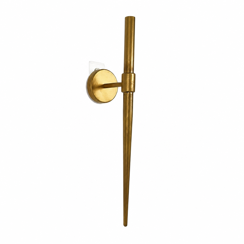 
Vintage Bronze Wall Sconce Metal Candlestick Holder
