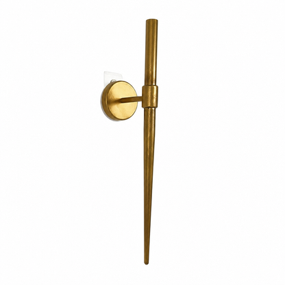 Vintage Bronze Wall Sconce Metal Candlestick Holder